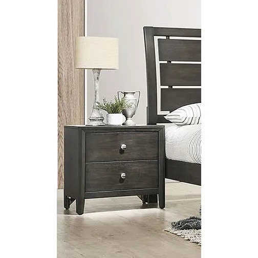NOVA Classic Night Stands Bedroom Walnut Bed Side Cabinet 60cm Width Bedside Table