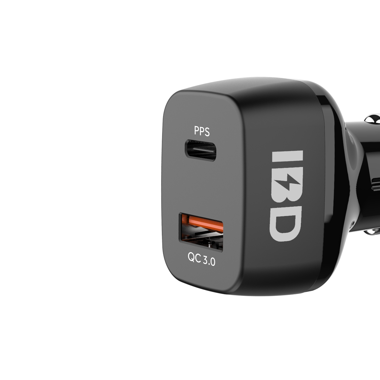 IBD 2021 Trending Nice Design Wholesale Mini PD 30W Dual Port Smart PD QC3.0 Fast Charging Car Charger For iPhone 13