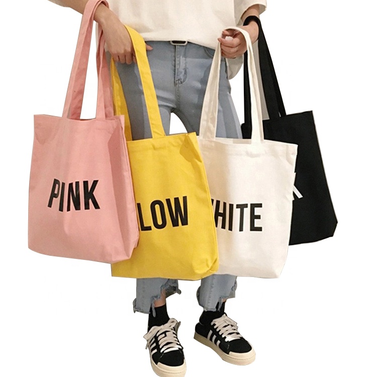 casual Fashion Durable Blank Tote Shopping Canvas Bag