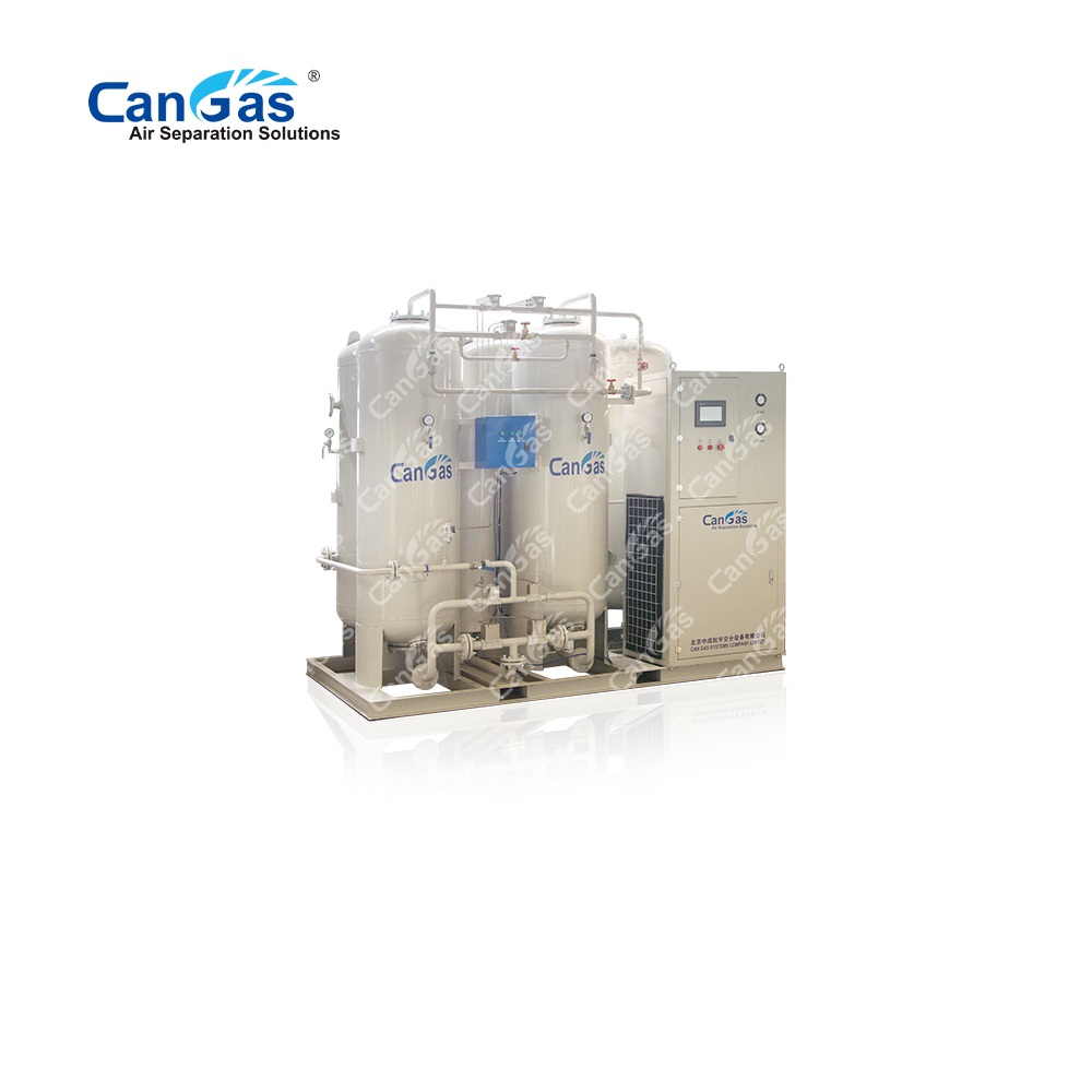 Medical grade PSA oxygen generator with oxygen filling manifold