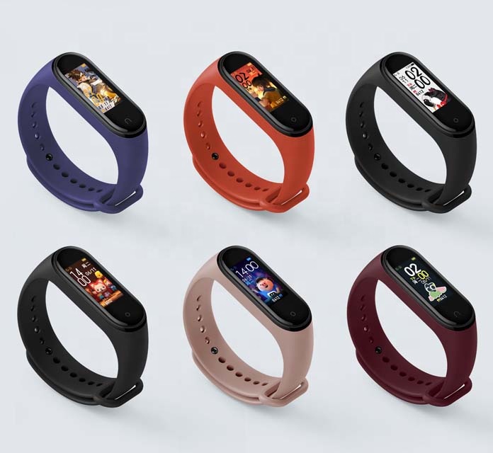 Оригинальный Смарт-браслет mi Miband 4 последняя музыка смарт-браслет 4 с монитором сердечного ритма 135 мАч цветной экран 5,0