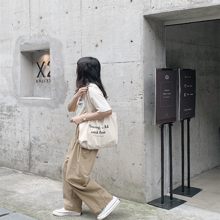 Customized printed Eco-friendly 100% cotton tote bag calico canvas shopping cotton bag