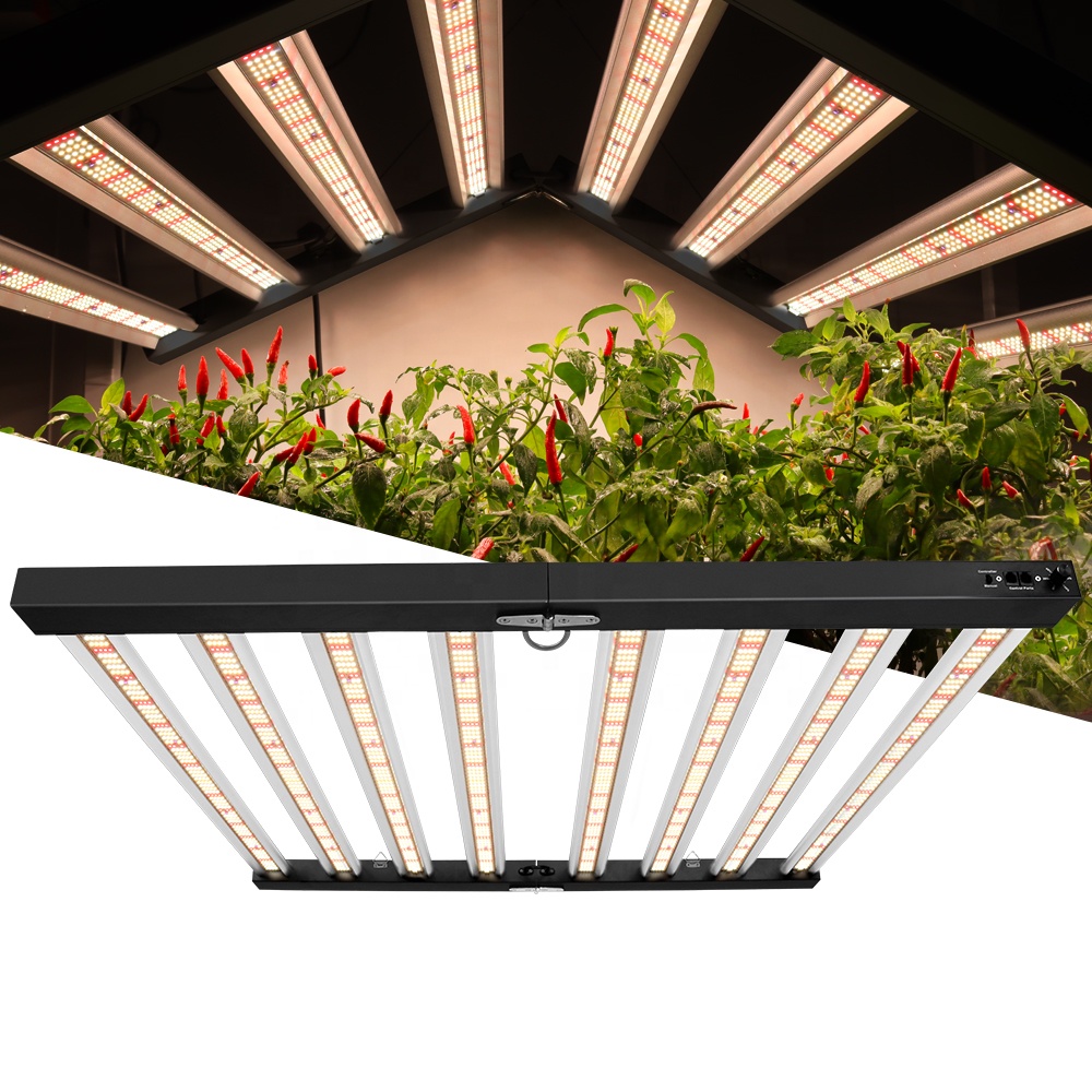 Greenhouse Agriculture Industrial Rapid Linear Foldable 8 Bar 4X4 Led Full Spectrum Plant Grow Light Strip Led For Hemp