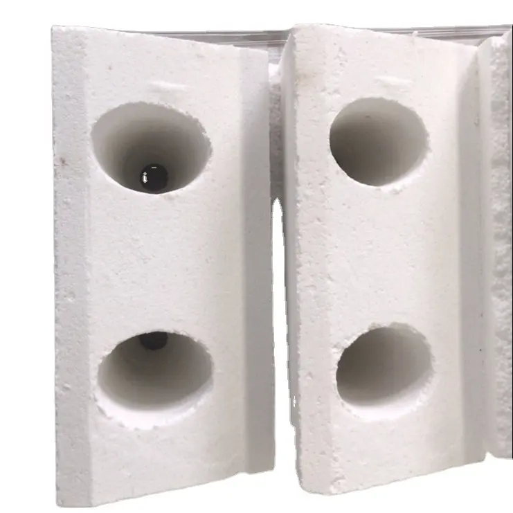 refractory burner block for industrial furnace