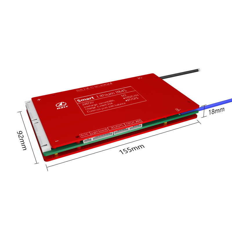 Смарт bms lifepo4 24S 72V 60A for EV Солнечный монитор данных с можете общаться