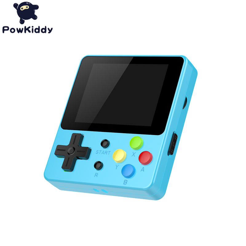 Powkiddy q13 дважды 88FC портативная игровая консоль встроенный 188 8-битную игры 2,4 дюймовый IPS экран детский подарок поддержка ТВ