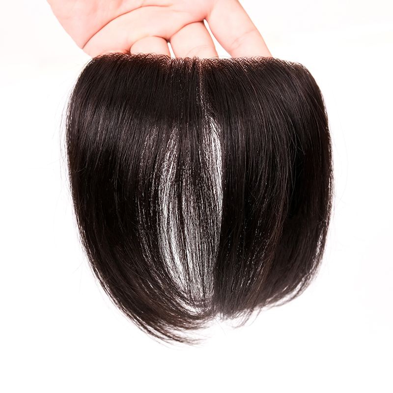 AIFANLIDE Men's Hairline Toupee V Loop European Remy Human Hair Toupee Thin Skin Silica Mens Hairpieces Hair Replacement