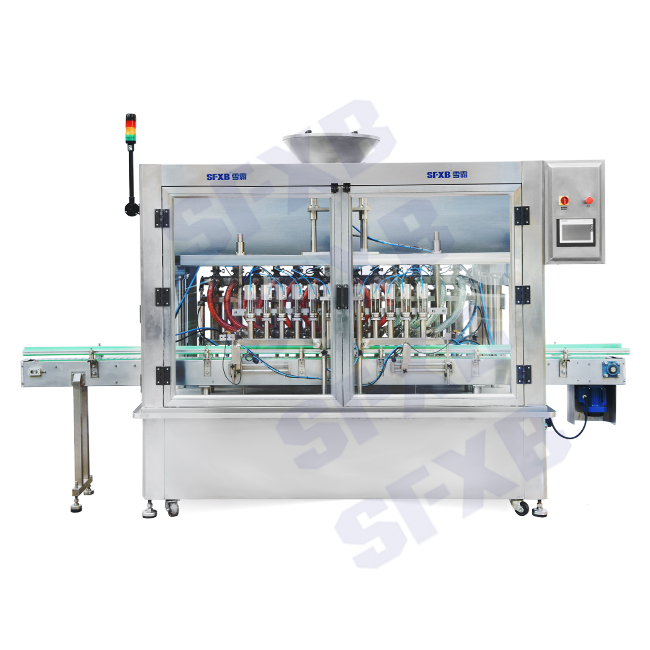 SFXB XBGZ-500-12 Plastic Bottle manual liquid semi auto filling machine the lotion piston filling machine filler