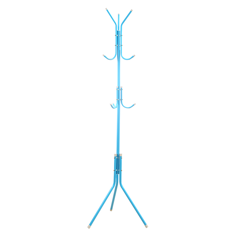 New arrival 9 hooks fashion tree wrought iron coat rack stand