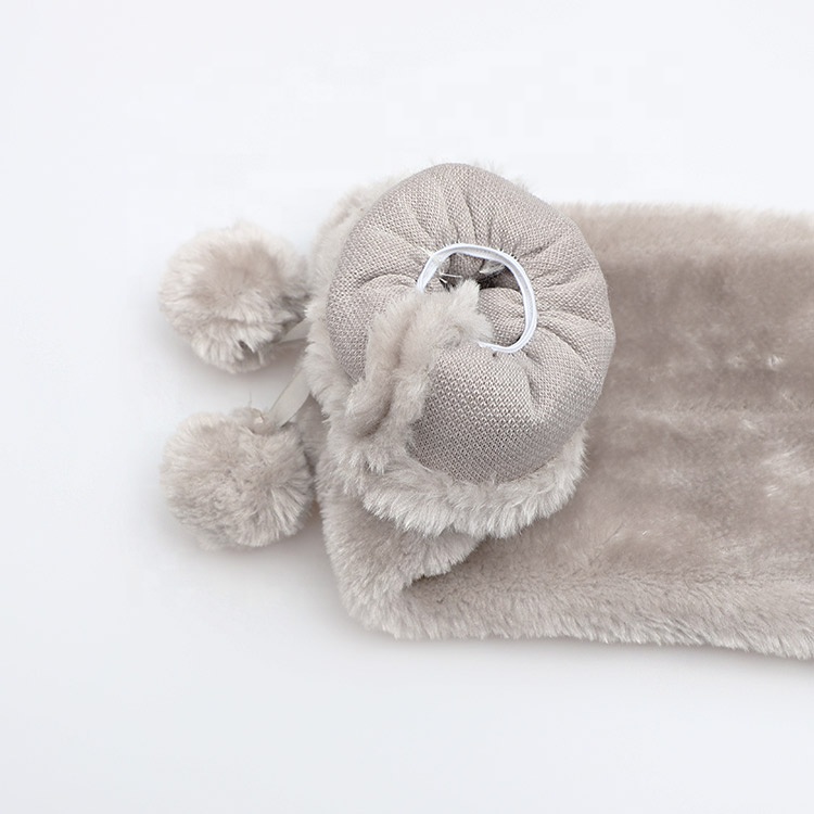 hand warmer rubber crochet bag long hot water bottle cover plush cover