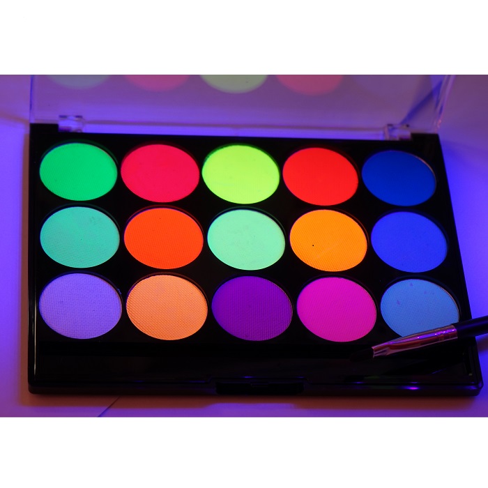 3g неоновый facepaint 15 цветов уход за кожей лица живопись нетоксичные УФ плюс размер Новое поступление нам краски для лица активированную воду для ванны тела краска для макияжа