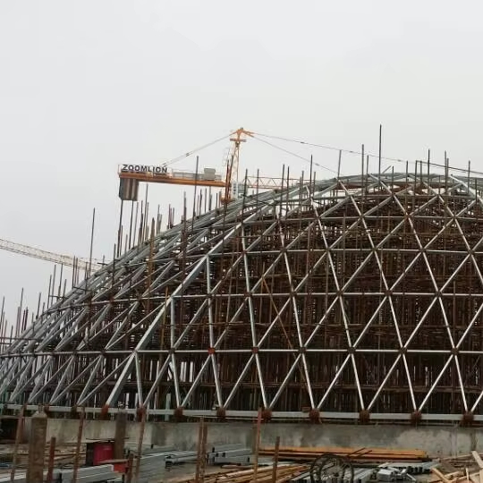 Modern Design Steel Structure Building Dome with Glass Skylight Roofing for Conference/Exhibition Hall Use