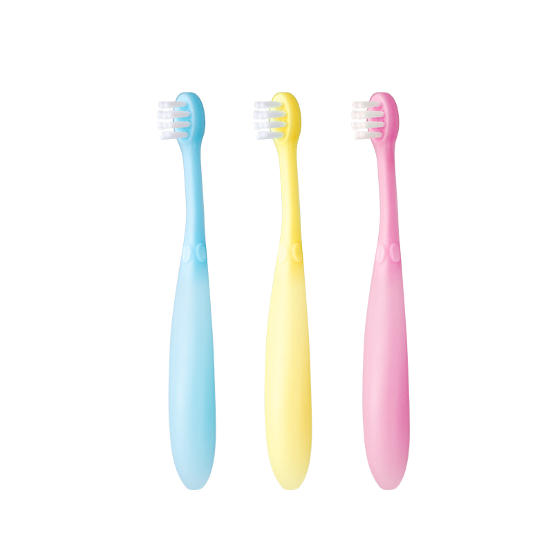 Silicone toothbrush for children cartoon kids toothbrush heat transfer baby toothbrush