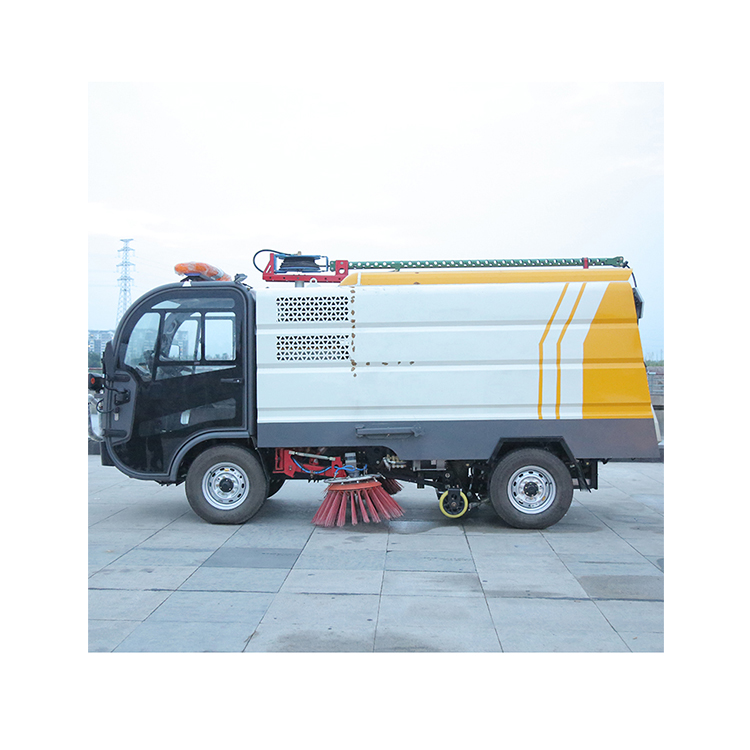 Airport runway vacuum road city street cleaning truck high-quality sweeper