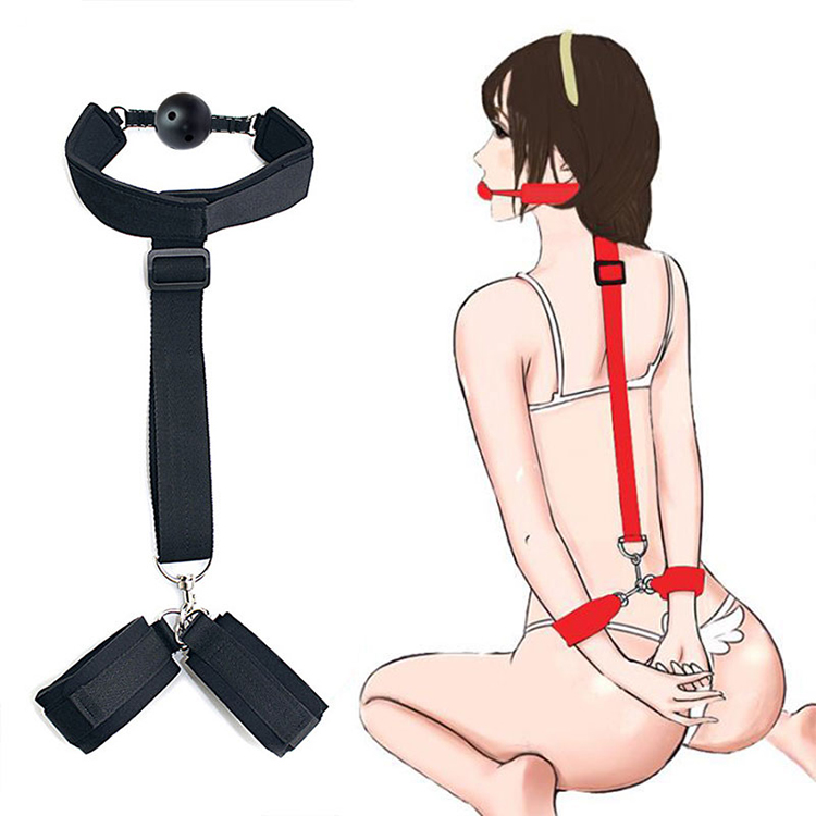 Bondage Bondage Fetish Slave Neckband Handcuffs Fetters Adult SM Appeal Sex Toys Female Couple Game Sex Products