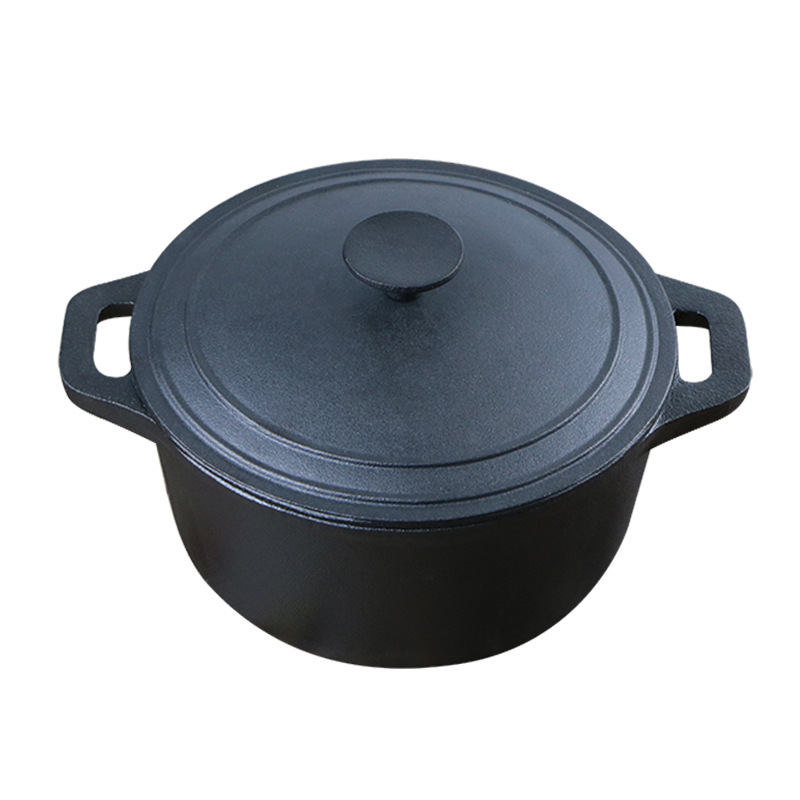 SJP063 Custom Cookware food warmer casserole pot Multifunction Kitchen ware non stick Cast iron dutch oven