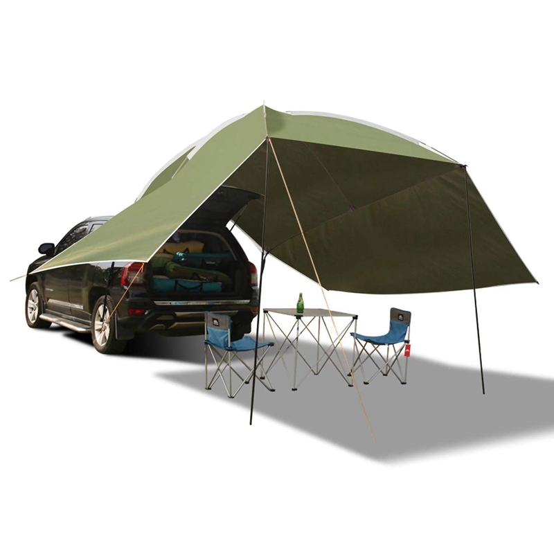 2021 Big Portable Waterproof Car Awning Sun Shelter Cheap Outdoor Grow Foldable Tent for Camping
