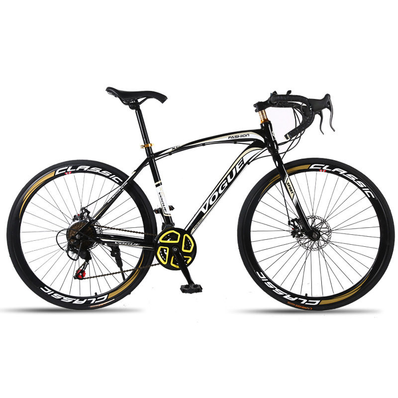 21 Speed 26*17inch 40mm Thickened Aluminum Rim 700C Wheel Unisex High-Carbon Steel Road Bike Bicycle Oil Brake Bicycle