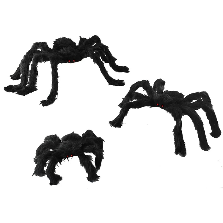 Halloween House Party Decoration Large Horror Plush Spider Toy For Party Festival Supplies Funny Prank For Halloween Decoration