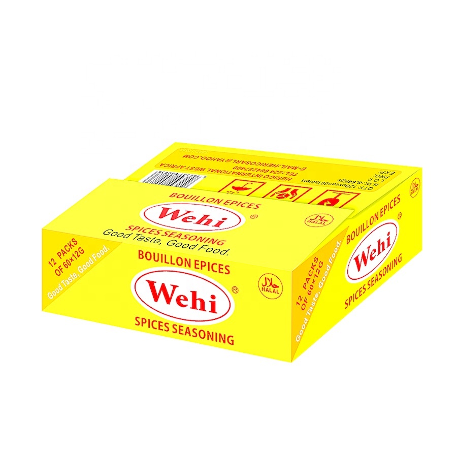 12g*60*12 Africa Cooking Style Beef Essence Seasoning Bouillon Cube