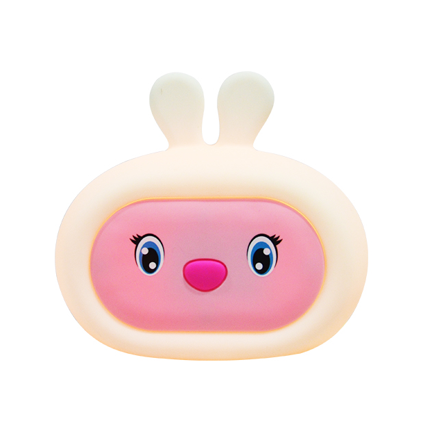 Игрушка для малышей с Белым Кроликом, звуковой аппарат с белым шумом, зарядка от USB, детский тренировочный светильник для сна