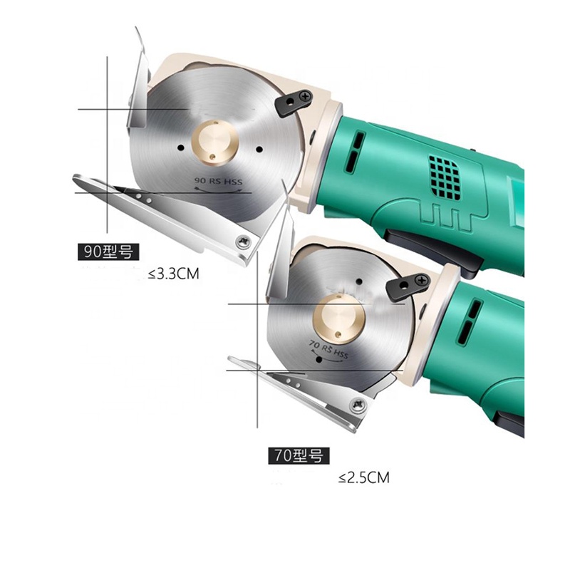 Durable cloth cutter fabric cutting machine round with lithium battery