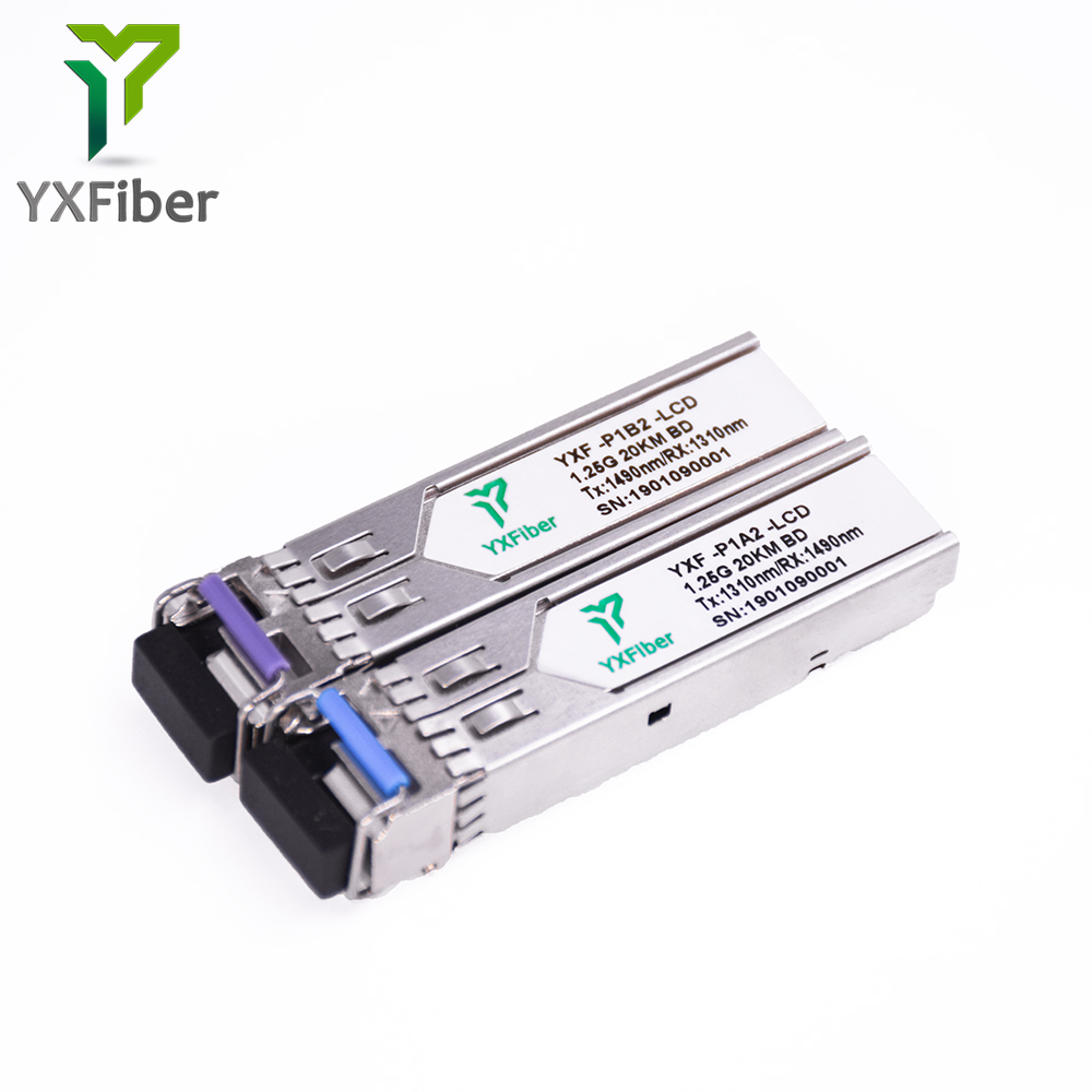 1,25 г одиночный режим низкая цена SFP оптический модуль BIDI 1310/1490nm 20 км LC
