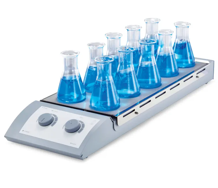 Low Price 10 - Position Labrotary High Quality Magnetic Stirrer With Heating Laboratory Digital Hotplate High Temperature