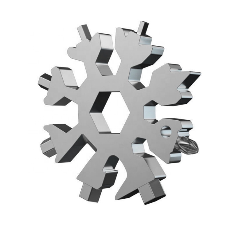 Multifunctional Snow Wrench 18 in One Multipurpose Hexagonal Plum Blossom Bathroom Stainless Steel Universal Portable Tool Set
