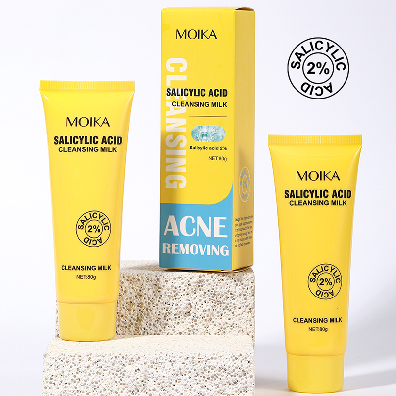 Acne Treatment Facial Cleanser Organic Face Wash Deep Cleansing Whitening Moisturizing Face Cleansing Milk