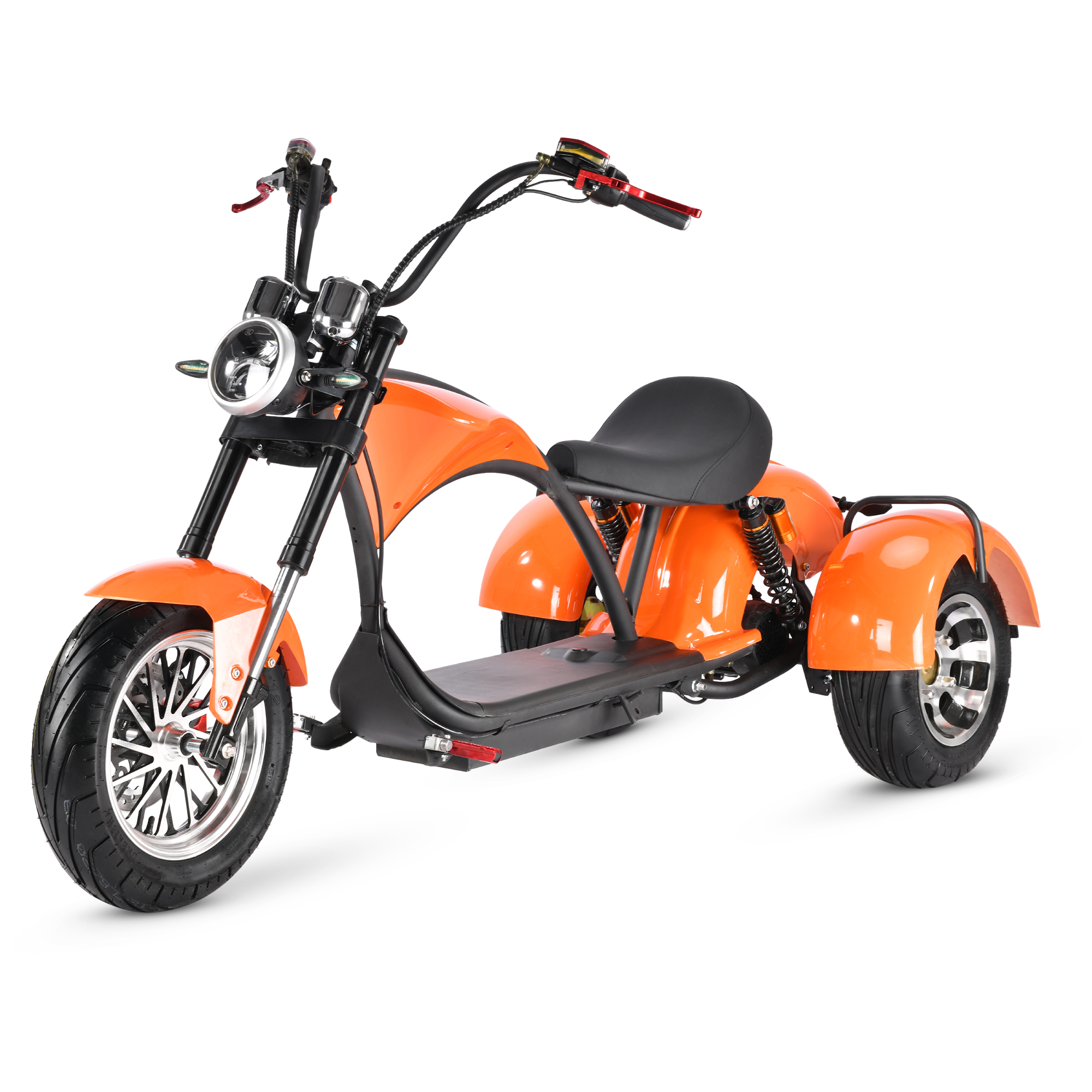 China electric tricycle for 2 person 3 wheels 1000w 60V electric scooter Retro Italy style e motorcycle