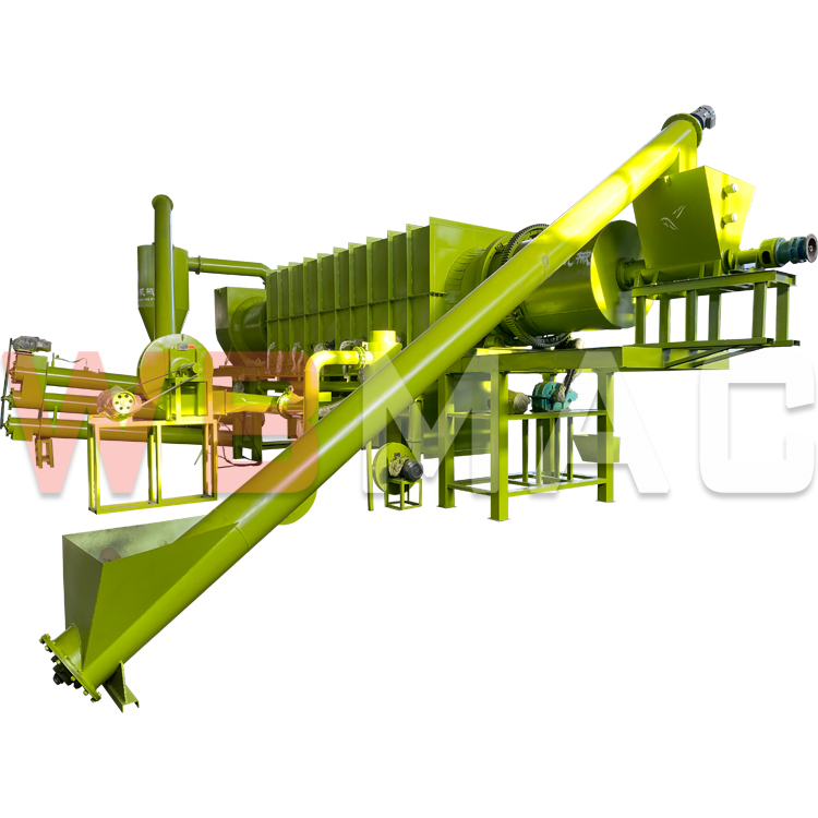 Factory Outlet Industry Charcoal Making Machine biochar biomass carbonizing furnace kiln Drum type carbonization furnace