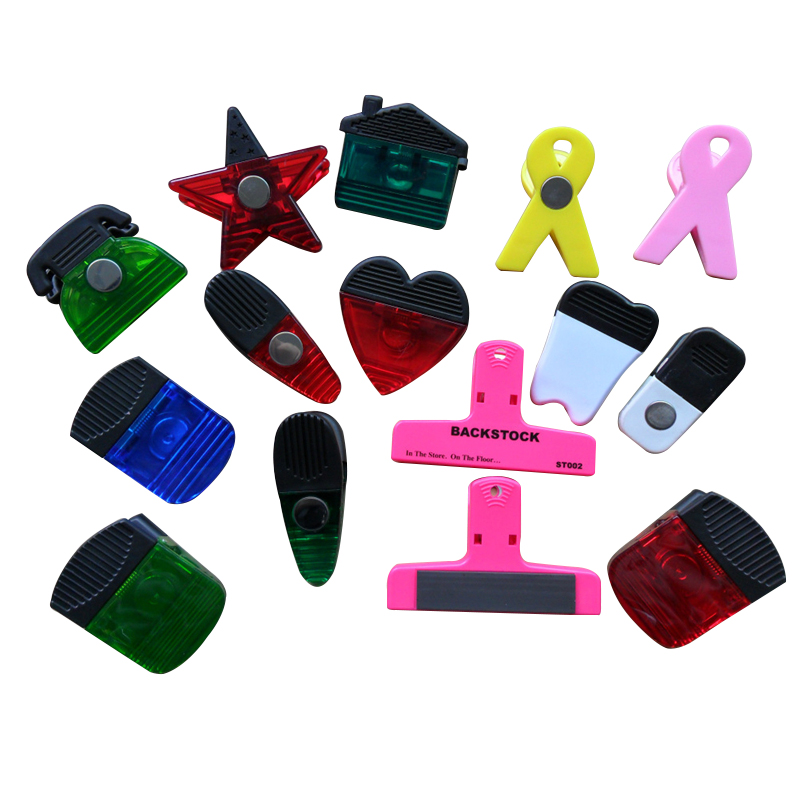 Wholesales custom logo card Note money Paper Clip memo Magnet Clip Holder multi