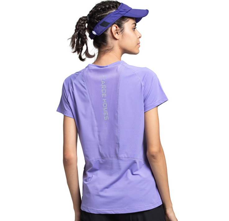 High Quality Solid Color Quick Dry Tennis Badminton Casual Sports T-shirt Casual Shirts Ladies Tops for Women