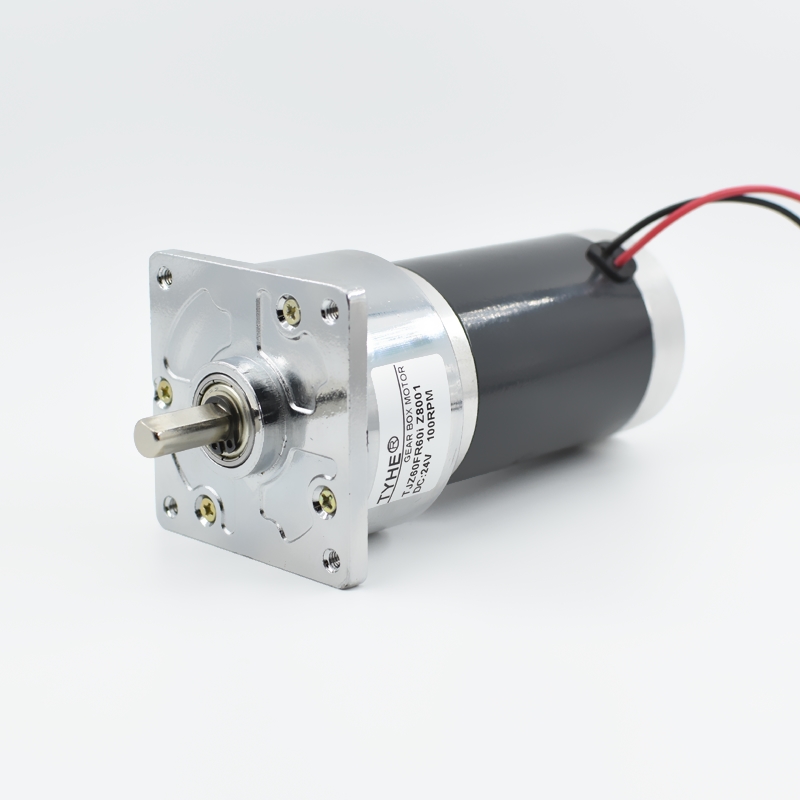 Bulk Sale D60mm 12v 24v high output power 10nm 150kg electric dc steel gear motor for machine design