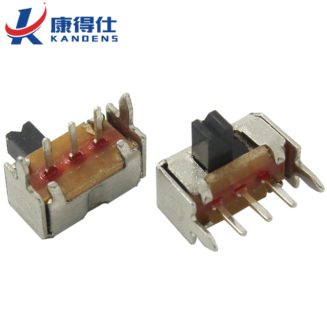 90 Degree Horizontal Slide Switch SK12D07 Welding Wire 3 Pin 2 Way SPDT PCB Mount AC 250V 3A DIP Slide Switches