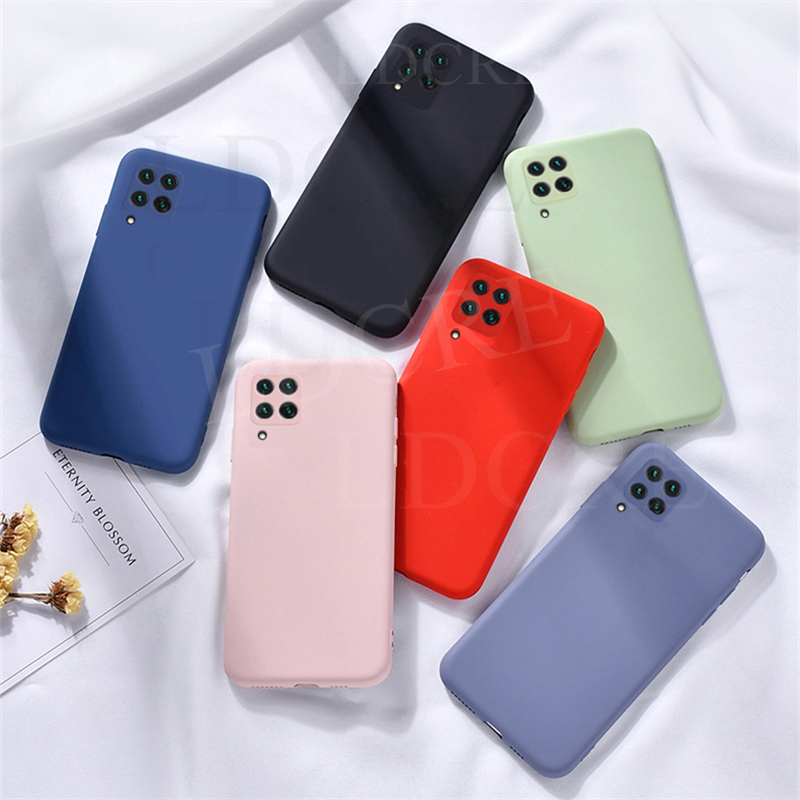 Для Samsung Galaxy S21 FE A52 5G A22 A82 A12 M51 A31 S21 Ультра чехол для мобильного телефона для SAM S20 S10 S9 S8 A02S жидкий силиконовый чехол для мобильного телефона