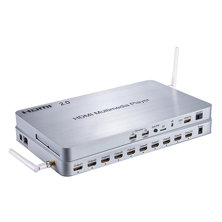 4K Ultra HD play 10-Ways HDMI медиаплеер