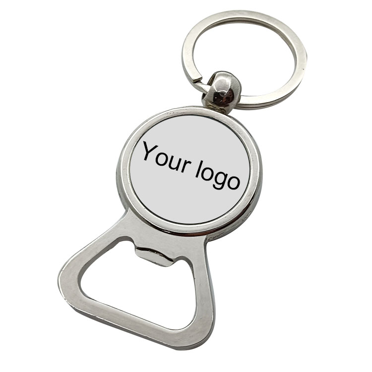 Free set up cost functional bottle opener with keyring