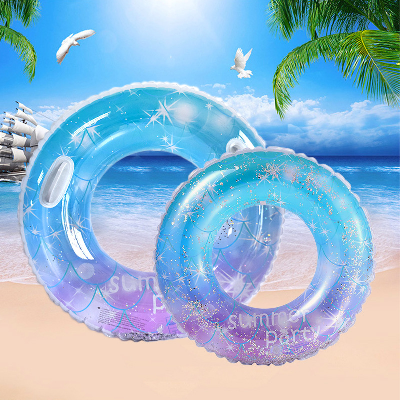 Hot Selling PVC Floating River Water Tube Inflatable Swimming Ring for Kids Adult