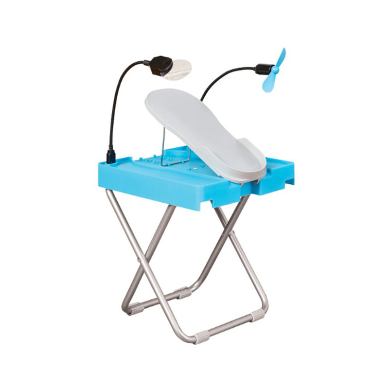 Amazon New Design Foldable Manicure Table Cheap Acrylic Nail Tables with Exhaust Fan