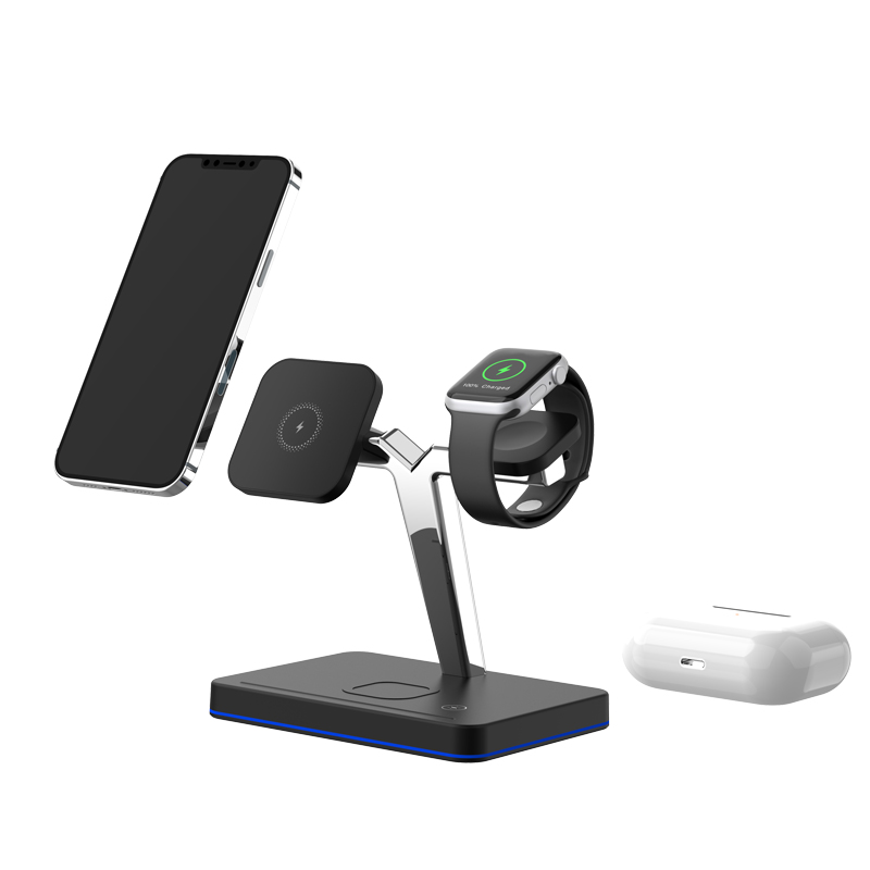 15W Fast Charging Station 3in1 Magnetic Safer Wireless Charger For iPhone 12 Pro Max Chargers for Apple Watch Airpods Pro