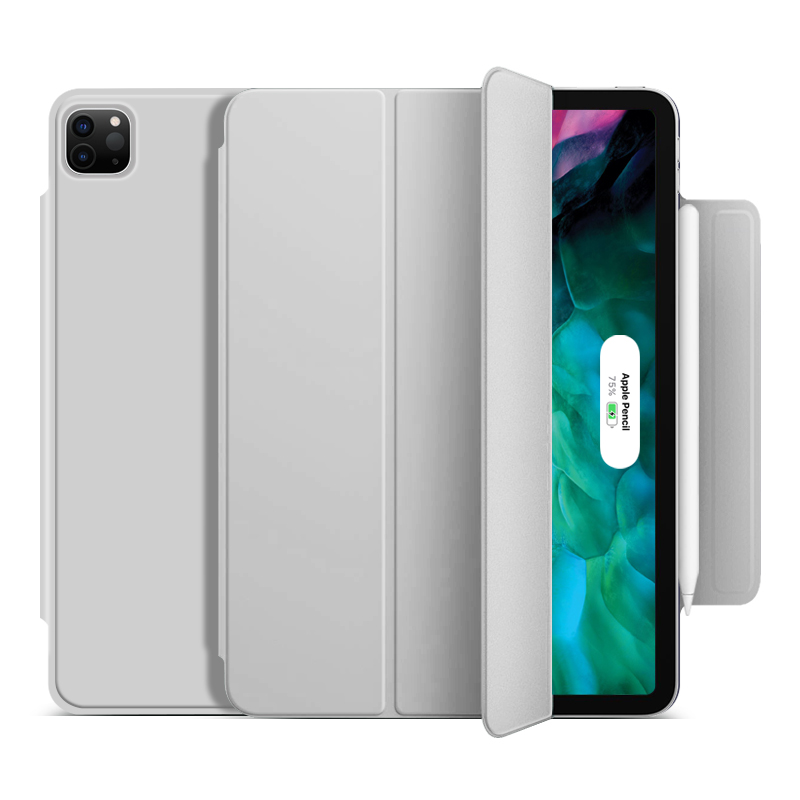 Умный чехол-книжка для iPad 11 дюймов, Чехол для iPad Pro 2021, чехол тройного сложения, Магнитный чехол с пряжкой