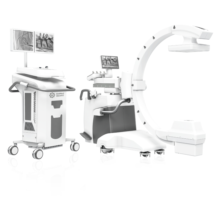 Mobile surgical C-arm system