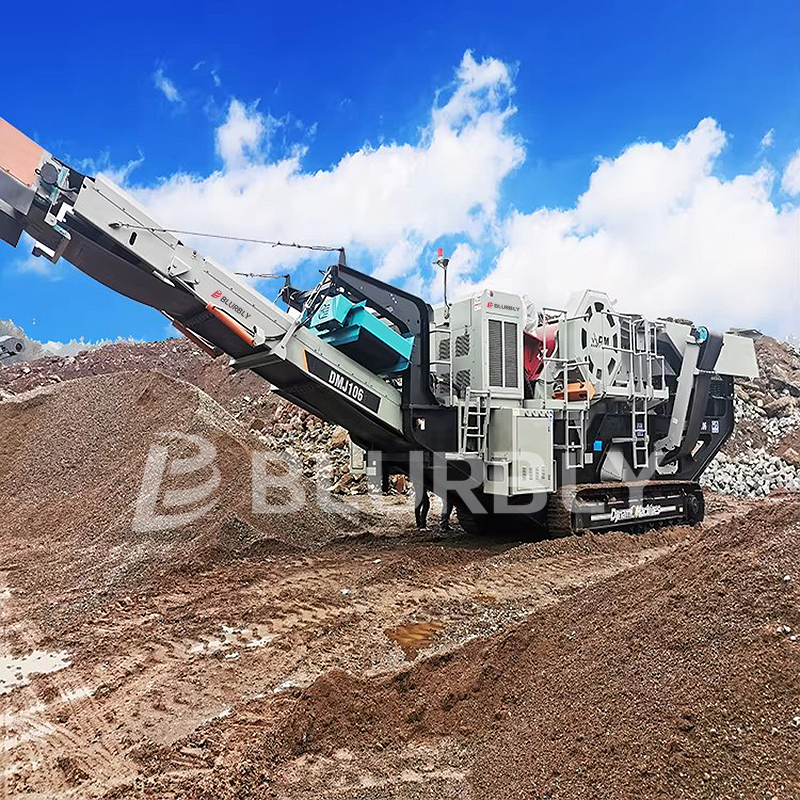portable crawler limestone granite rock large gravel stone line aggregate European jaw crusher plant mobilx for gold mining