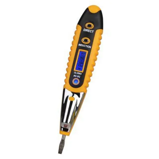 Non contact digital display induction multi-function testing pen with sound and light alarm function