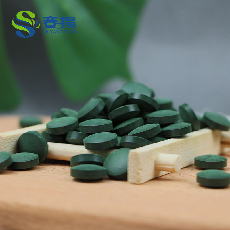 Food Grade Luoxuanzaopian Chewable Spirulina Tablet Bulk Price Spirulina Tablets 250mg 500mg