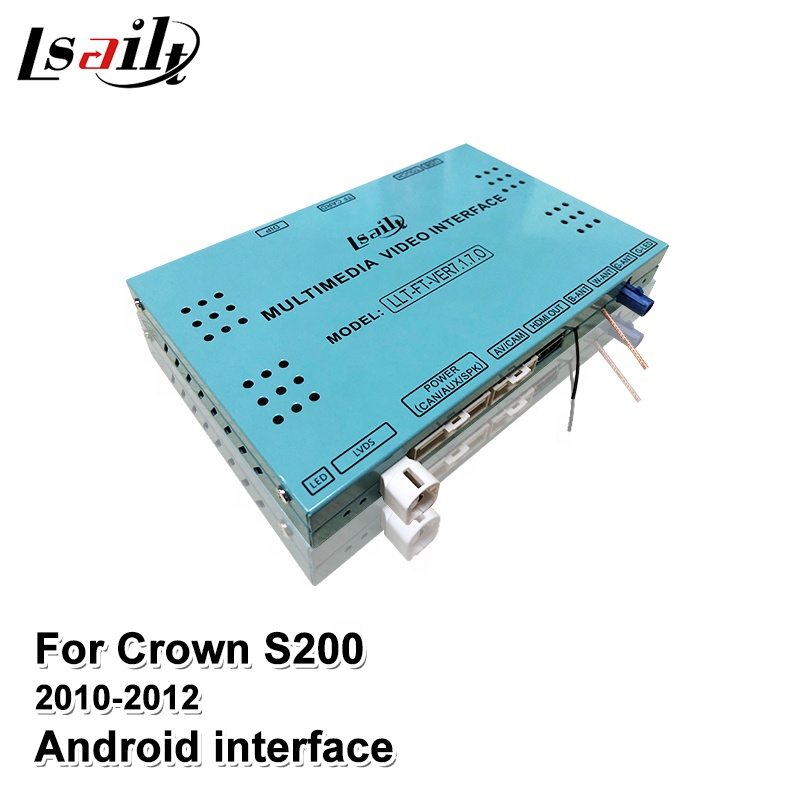 Lsailt Android мультимедийный видеоинтерфейс для Crown Toyota AWS200 S210 S220 2010-2022 4 + 64 ГБ PX6 автомобильное воспроизведение видео