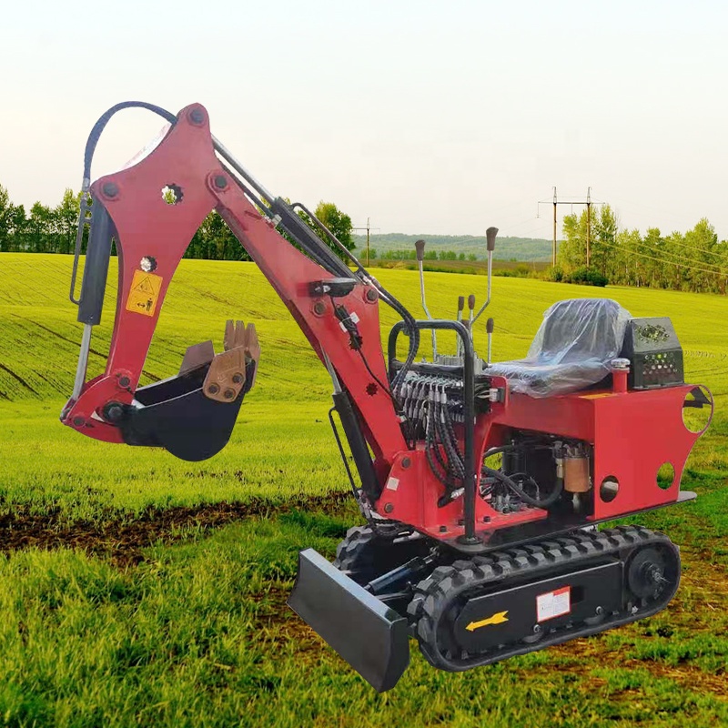 0.8ton Hydraulic Small Digger Crawler Mini Small Excavator Cheap Price Good Quality