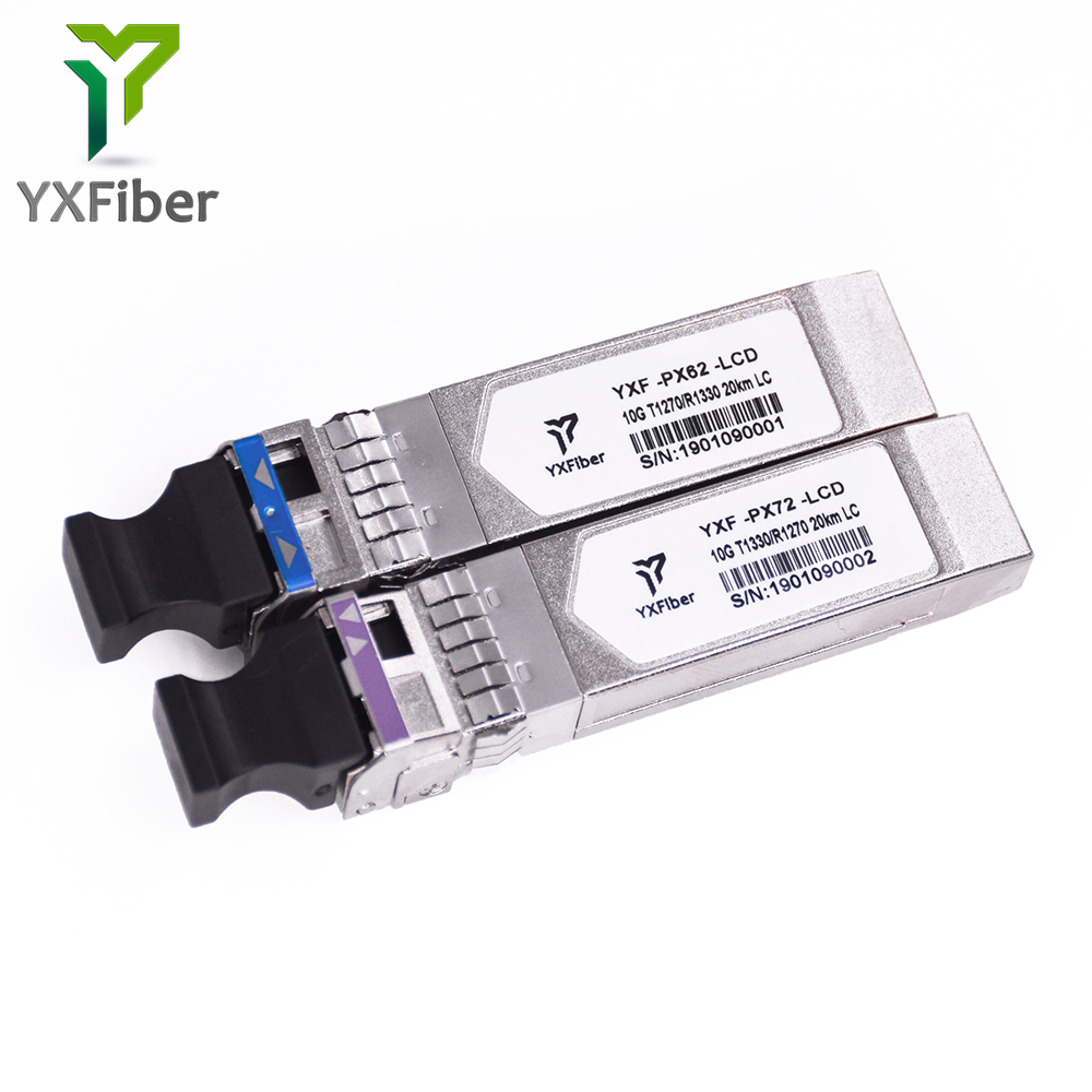 Cisco совместимый 10GBASE-BX BiDi SFP + 1270nm-TX/1330nm-RX 20 км DOM Модуль приемопередатчика Сделано в Китае поставщика